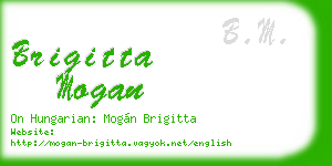 brigitta mogan business card